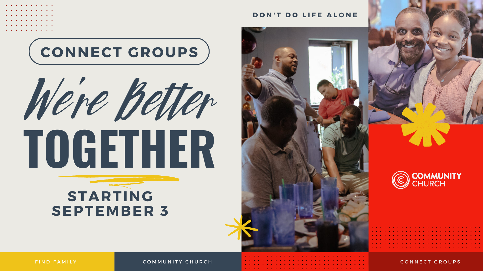 Copy of Community Church Groups Connect Groups Community Church Atlanta