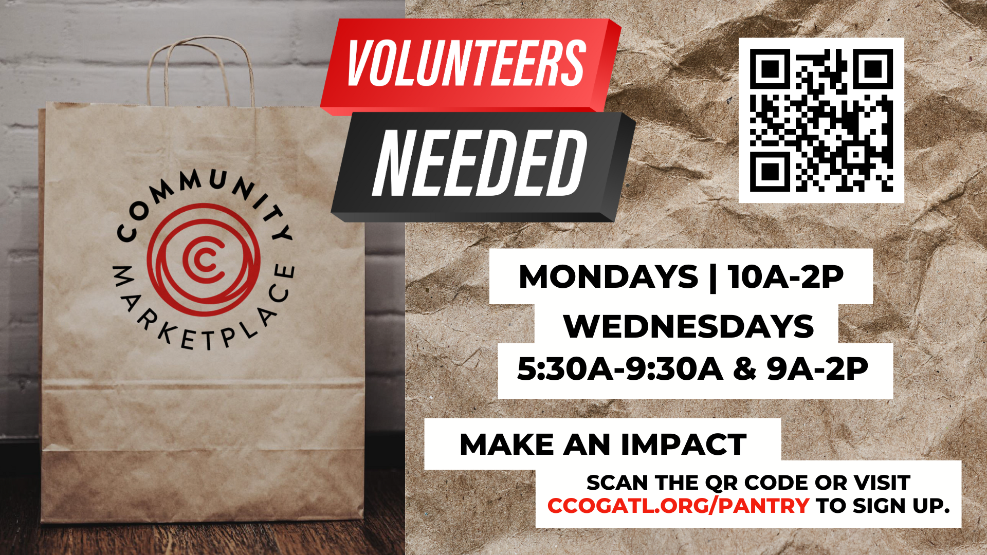 FoodPantryVolunteerHours Amazon Donates Community Church Atlanta Geogia